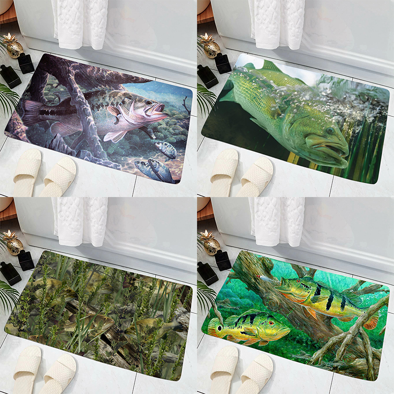 Commercial Print Model - Fish Pattern Mat Hot Sale Model