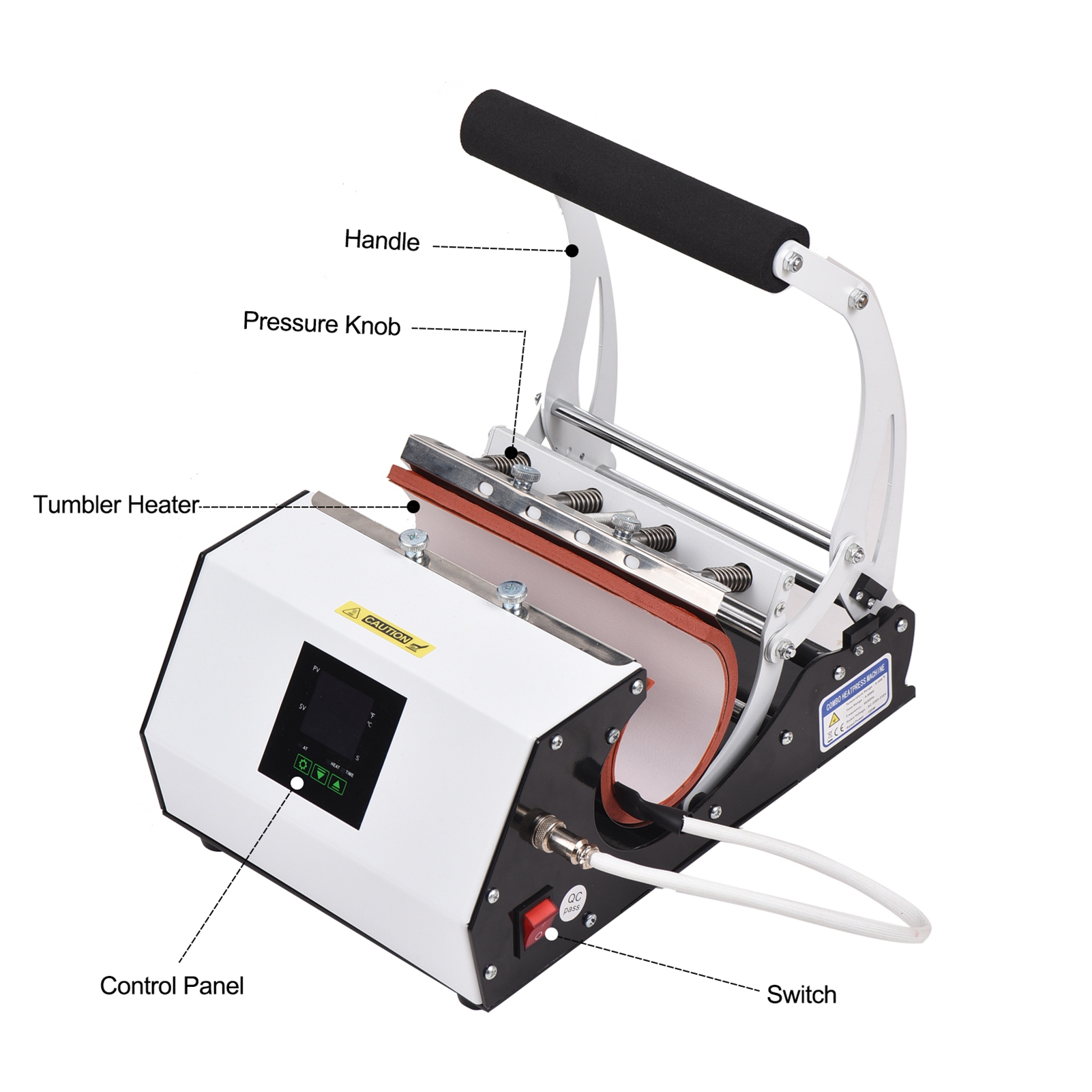 Tumbler Heat Press Machine for - Sublimation Mug Blank recension och pris