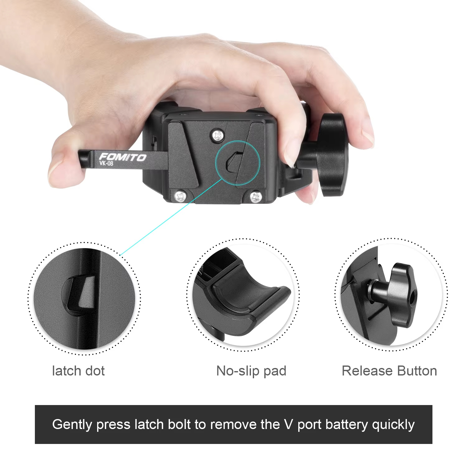 V-Lock Battery Plate Quick Rel - Ctp Plate Making recension och pris