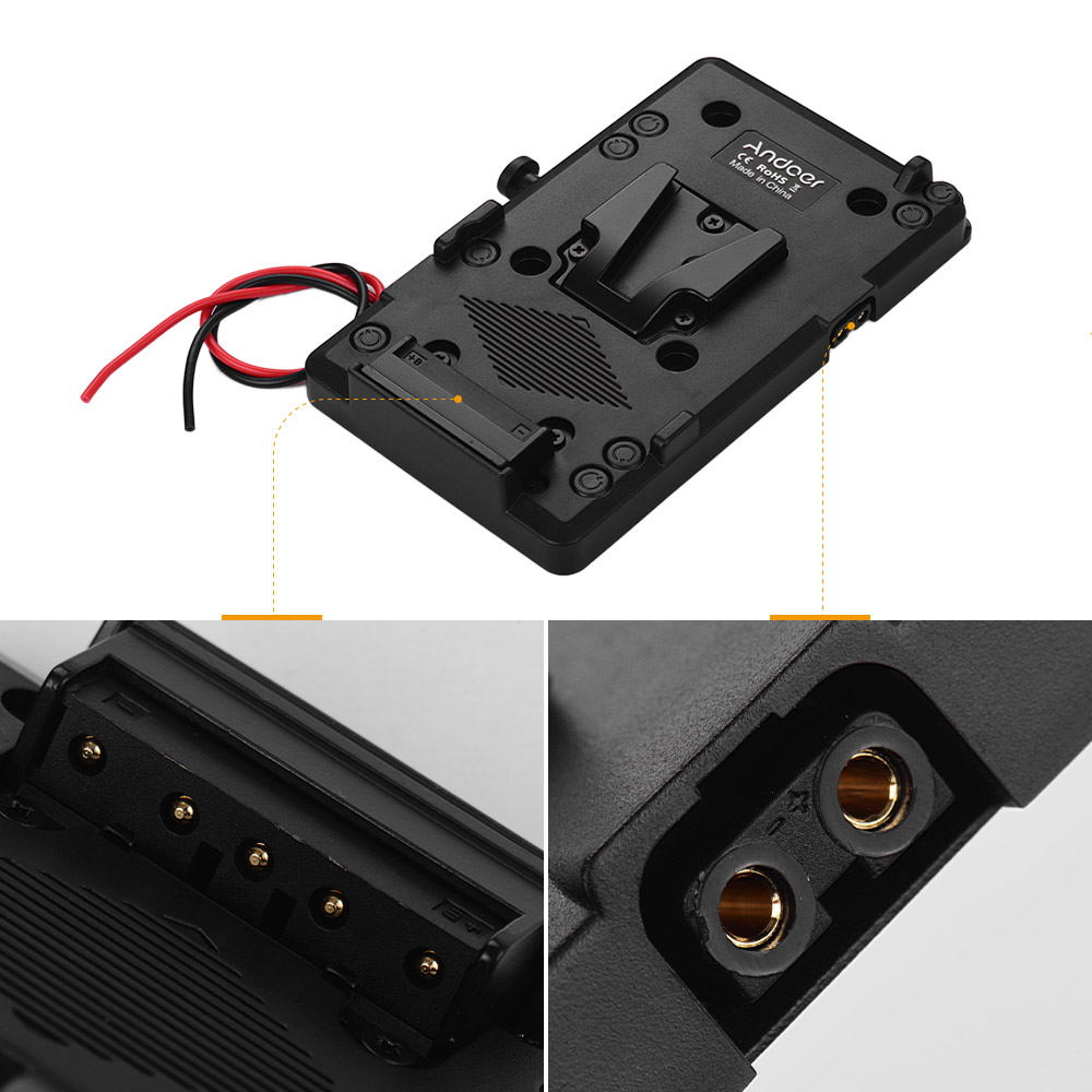 v mount v-lock Back Pack Plate - Ctp Plate Making recension och pris